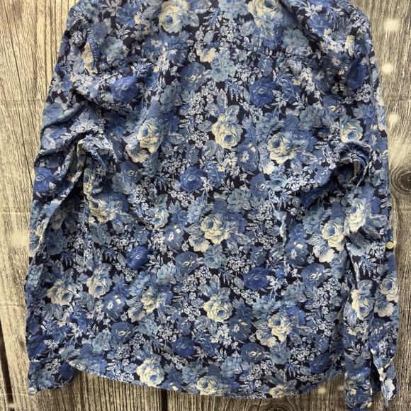 Lucky Brand Floral Long Sleeve Shirt XL - Picture 2 of 3
